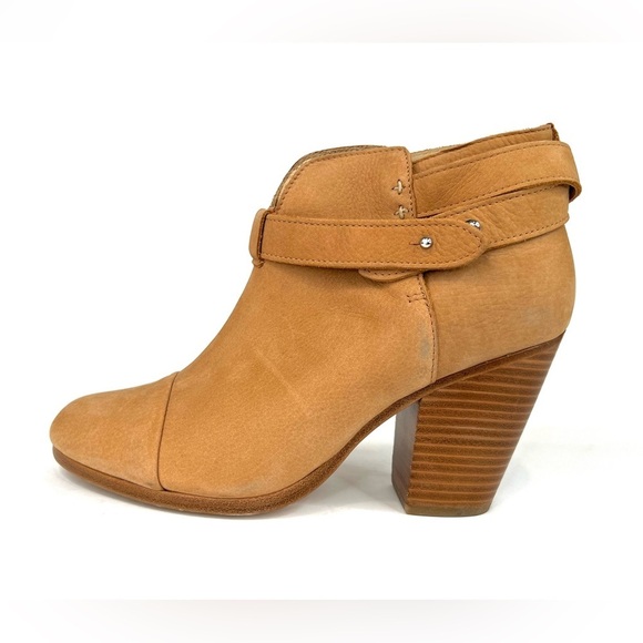 RAG & BONE HARROW CAMEL SUEDE ANKLE BOOTIES SIZE EU 39.5 - Picture 6 of 11